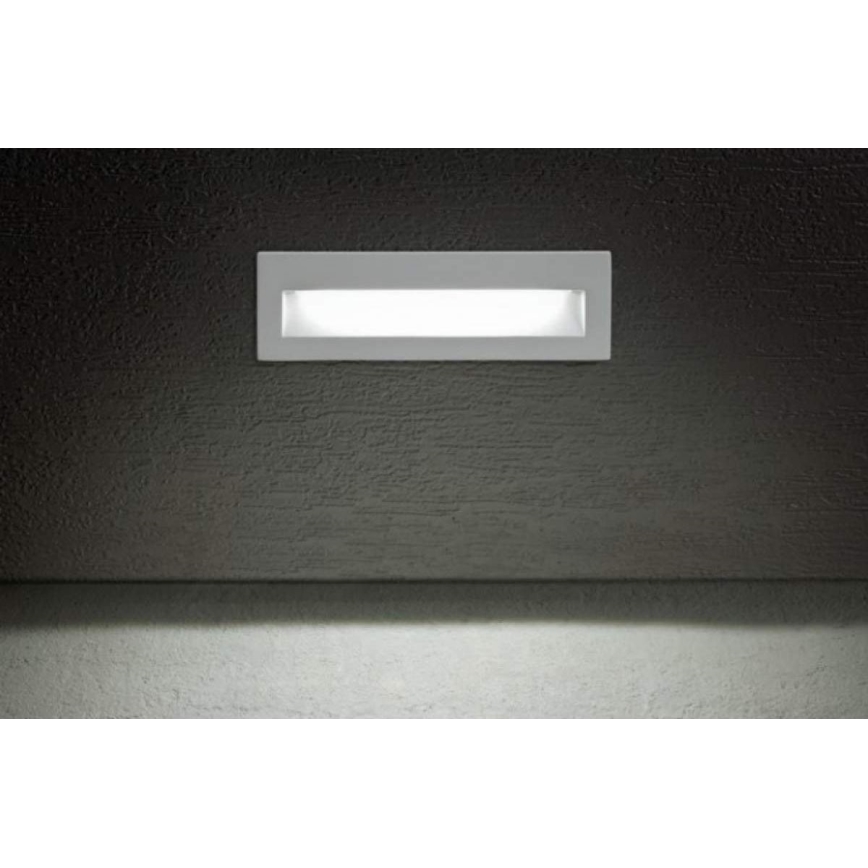 Redo 9091 - Iluminação para escadas exteriores LED IGOR LED/6W/230V 3000K IP54 branco