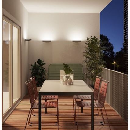 Redo 9112 - Iluminação de parede exterior LED VELA LED/24W/230V IP54