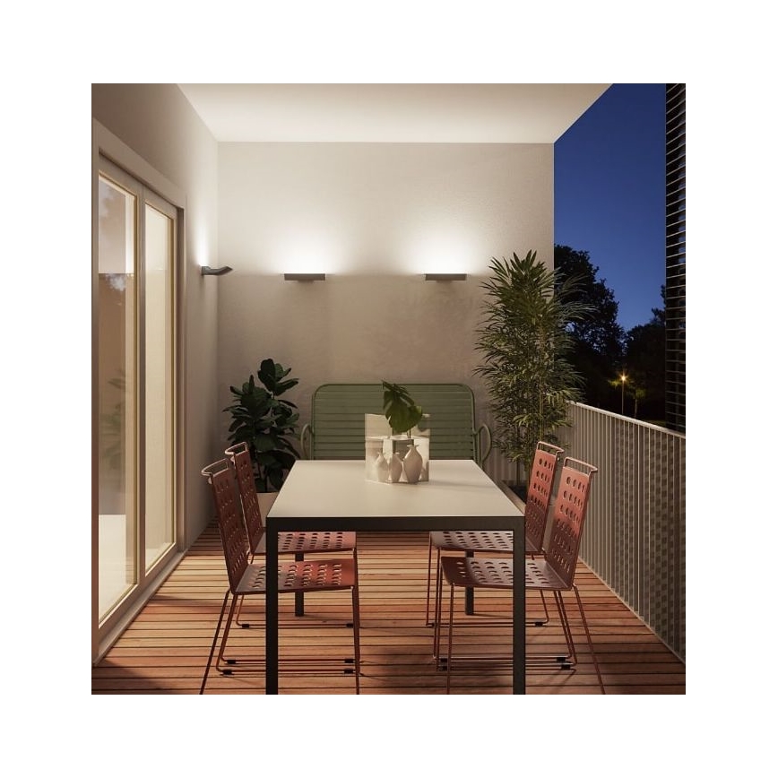 Redo 9112 - Iluminação de parede exterior LED VELA LED/24W/230V IP54