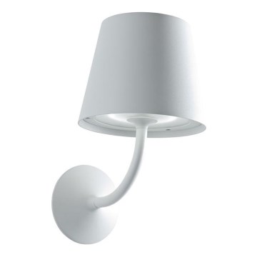 Redo 9124 - Candeeiro de parede exterior LED GIORGIO LED/7W/230V IP65 branco