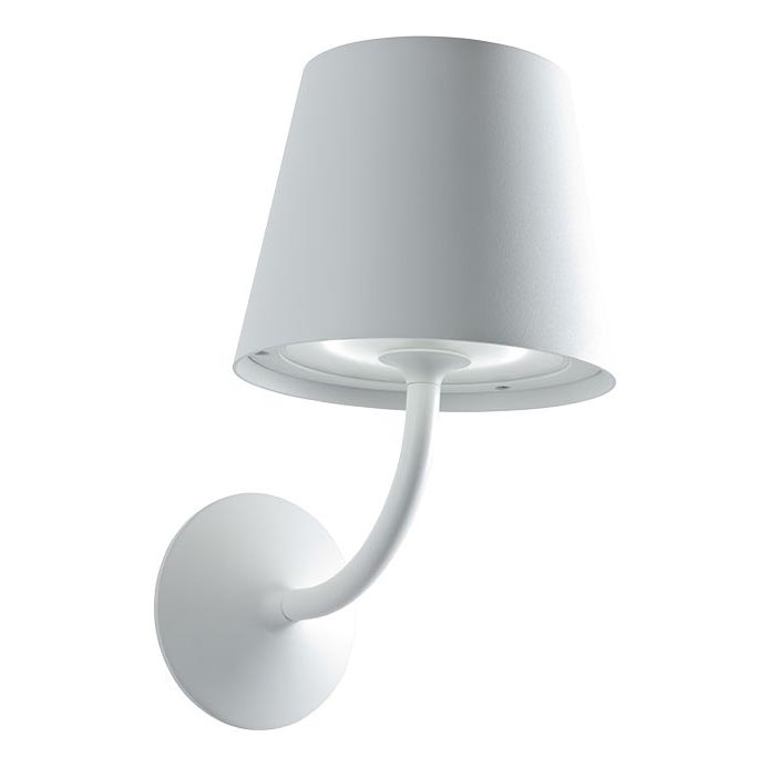 Redo 9124 - Candeeiro de parede exterior LED GIORGIO LED/7W/230V IP65 branco
