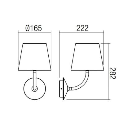 Redo 9124 - Candeeiro de parede exterior LED GIORGIO LED/7W/230V IP65 branco