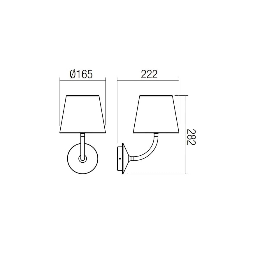 Redo 9124 - Candeeiro de parede exterior LED GIORGIO LED/7W/230V IP65 branco