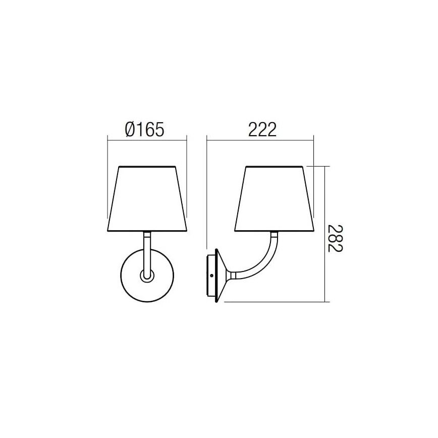 Redo 9125 - Candeeiro de parede exterior LED GIORGIO LED/7W/230V IP65 preto