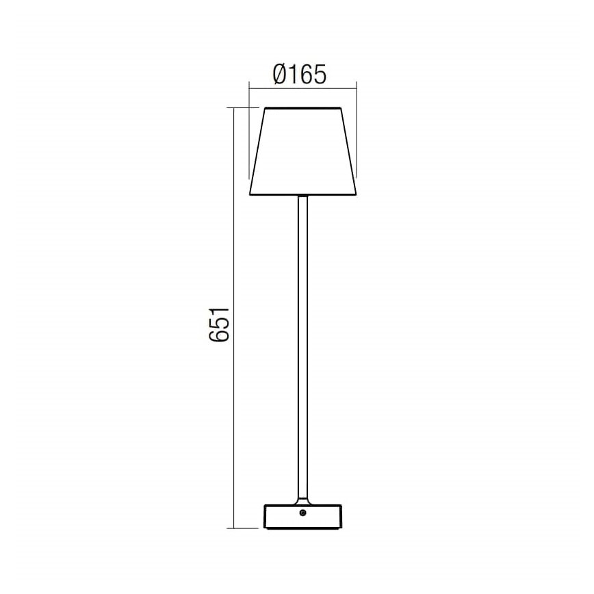 Redo 9127 - Candeeiro exterior LED GIORGIO LED/7W/230V IP65 preto