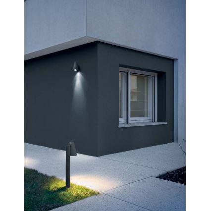 Redo 9529 - Luz de parede ALVAR 1xGU10/35W/230V IP44