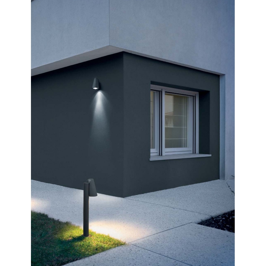 Redo 9529 - Luz de parede ALVAR 1xGU10/35W/230V IP44