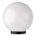 Redo 9761 - Abajur de substituição para iluminação exterior SFERA diâmetro 20 cm IP44 branco