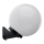 Redo 9873 - Iluminação de parede exterior SFERA 1xE27/42W/230V IP44 branco