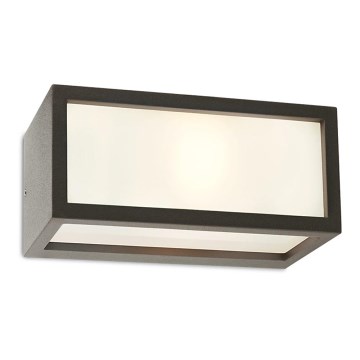 Redo 9896 - Iluminação de parede exterior BRICK 1xE27/23W/230V IP54 cinzento