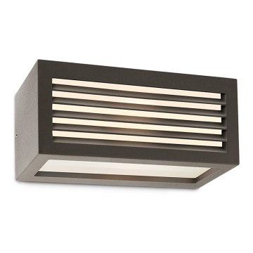 Redo 9898 - Luz de parede de exterior BRICK 1xE27/23W/230V IP54
