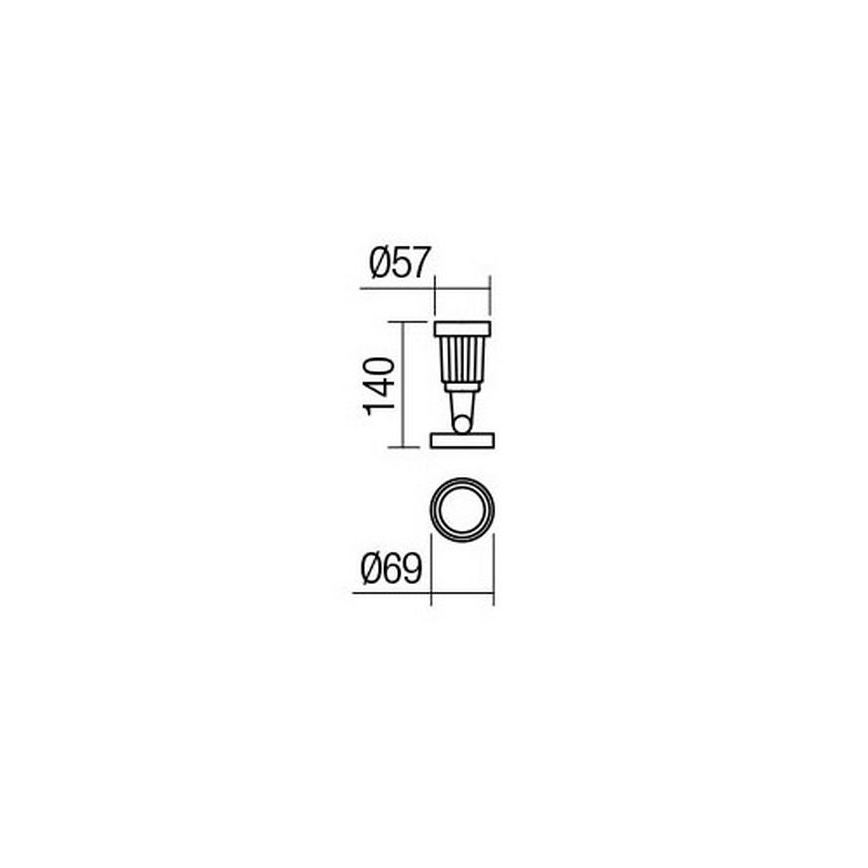 Redo 9997 - Candeeiro exterior LED TIM LED/5W/230V 3000K IP65