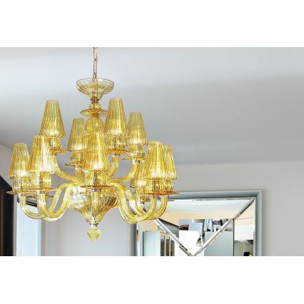 Redo IID C12 51 - Candelabro suspenso IDILLIO 12xG9/48W/230V