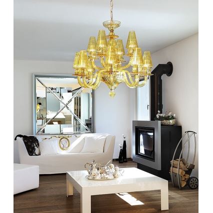 Redo IID C12 51 - Candelabro suspenso IDILLIO 12xG9/48W/230V