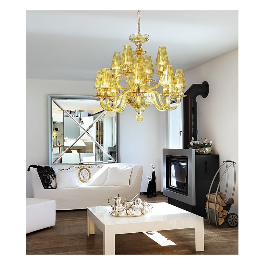 Redo IID C12 51 - Candelabro suspenso IDILLIO 12xG9/48W/230V