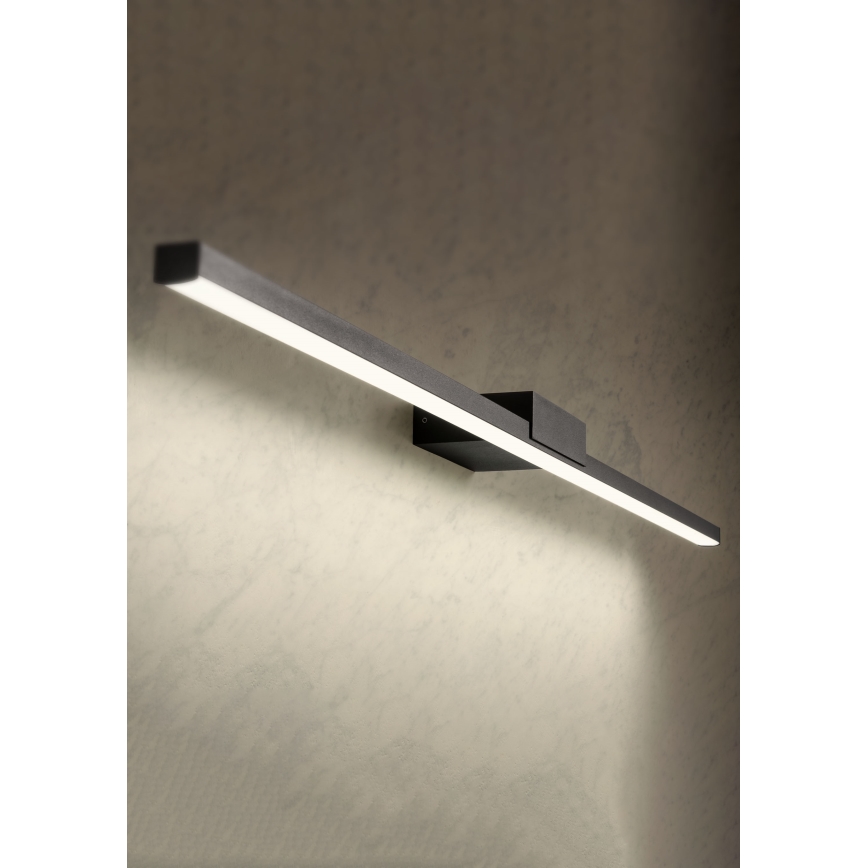 Redo01-3270 - Iluminação de espelho para casa de banho LED ASTON LED/12W/230V 60 cm CRI 90 IP44 preto