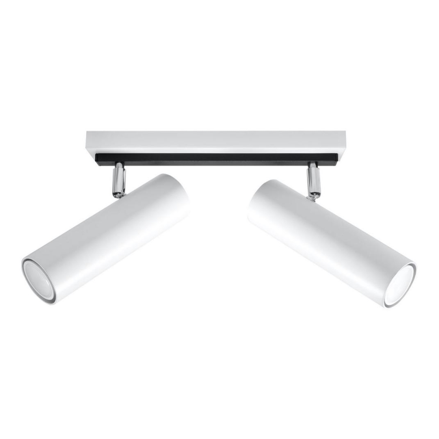 Refletor DIREZIONE 2xGU10/40W/230V branco