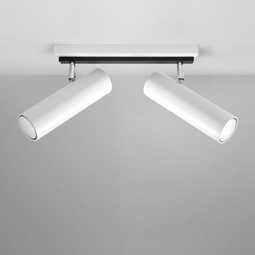 Refletor DIREZIONE 2xGU10/40W/230V branco