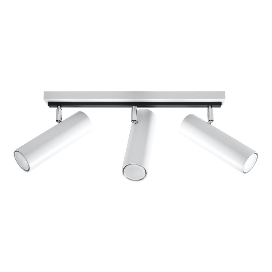 Refletor DIREZIONE 3xGU10/40W/230V branco