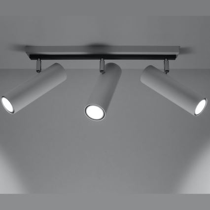 Refletor DIREZIONE 3xGU10/40W/230V branco