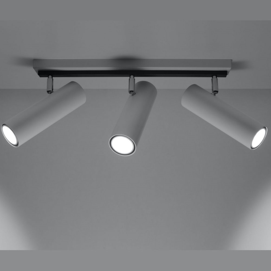 Refletor DIREZIONE 3xGU10/40W/230V branco