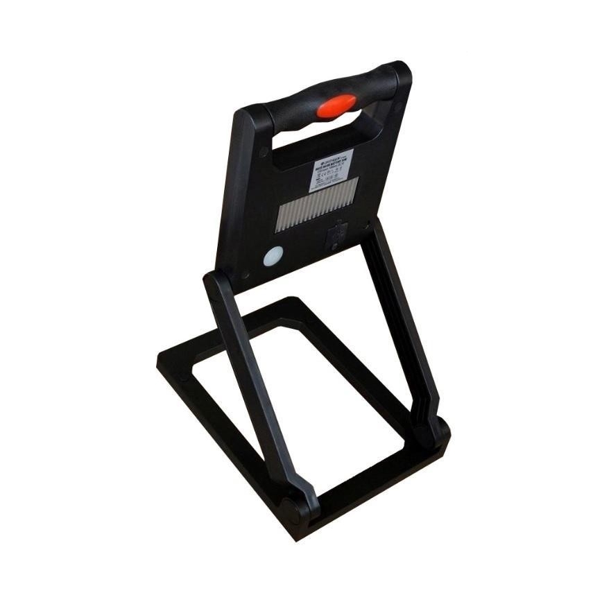 Refletor LED recarregável regulável LED/10W/3,7V 4000 mAh IP54 preto