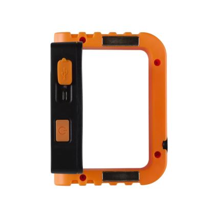 Refletor solar recarregável LED regulável LED/10W/5V USB 6500K IP44 1800 mAh