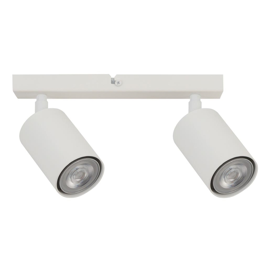 Refletor ZOOM 2xGU10/25W/230V branco