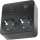 Régua de tomadas com interruptor LINEA 2x230V + 3xUSB A/C SCHUKO preta