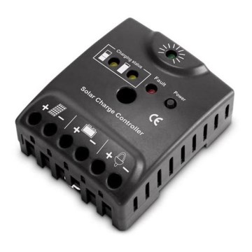 Regulador de carregamento solar 10A 12/24V