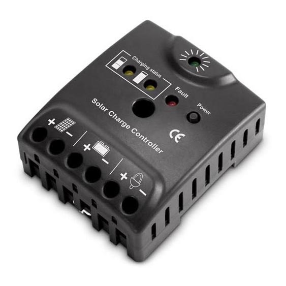Regulador de carregamento solar 10A 12/24V