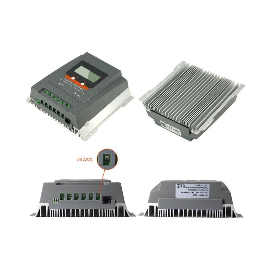 Regulador de carregamento solar MPPT MT3075 12/24V/30A