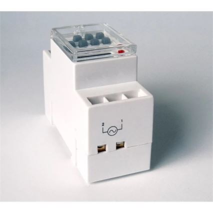 Relógio de comutação digital para calha DIN 3680W/230V
