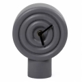 Relógio de mesa em cerâmica 16 cm — 1x AA — cinzento