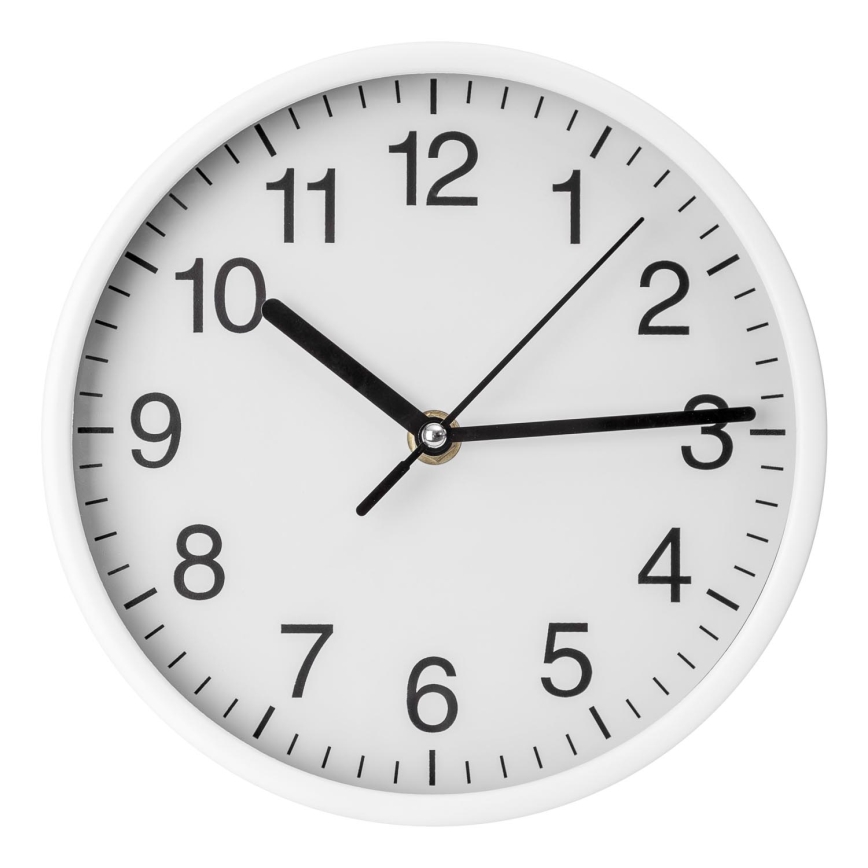 Relógio de parede diâmetro 20 cm 1xAA branco/preto