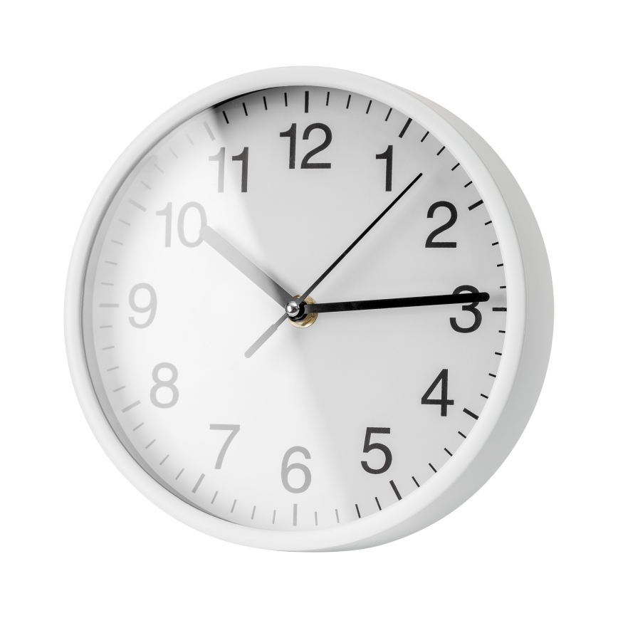 Relógio de parede diâmetro 20 cm 1xAA branco/preto