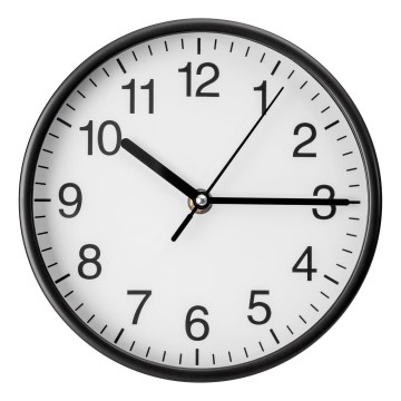 Relógio de parede diâmetro 20 cm 1xAA preto/branco