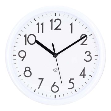 Relógio de parede diâmetro 22 cm 1xAA branco
