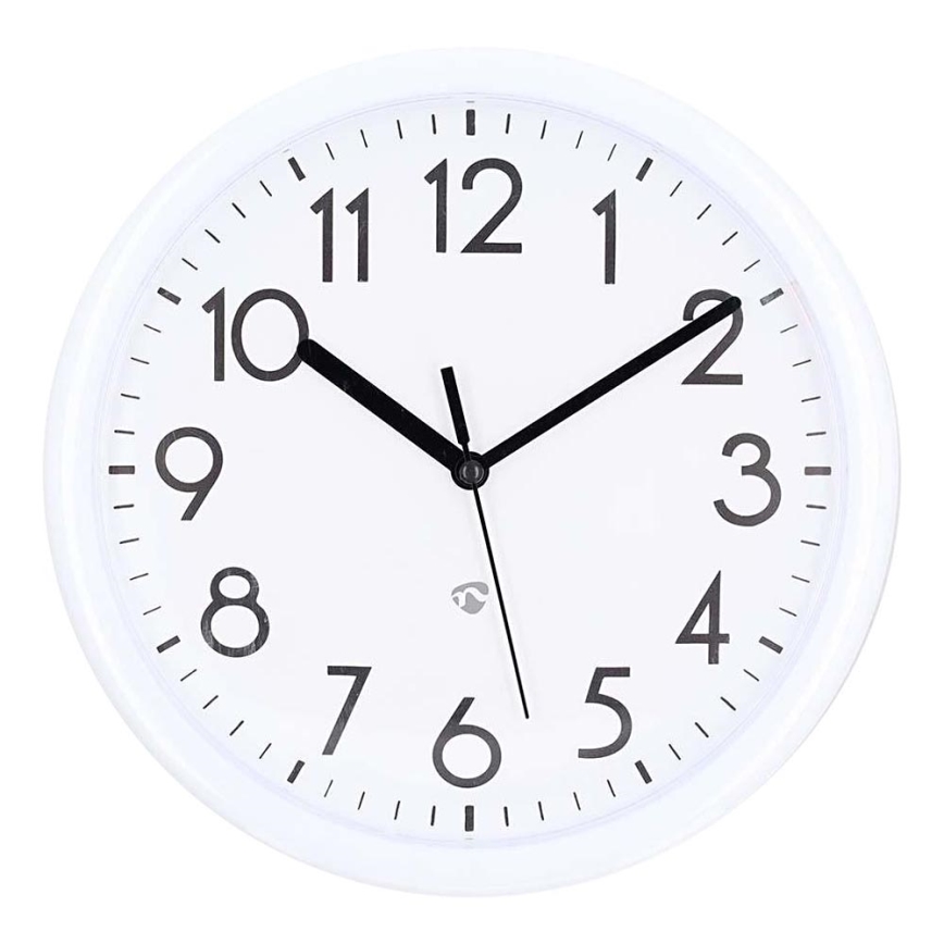 Relógio de parede diâmetro 22 cm 1xAA branco