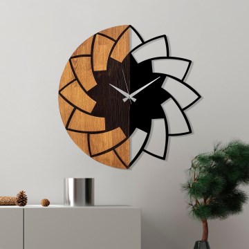 Relógio de parede diâmetro 56 cm 1xAA madeira/metal