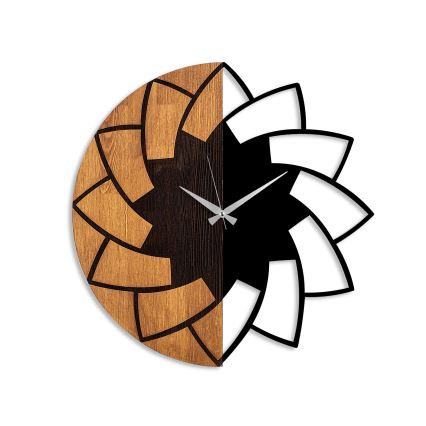 Relógio de parede diâmetro 56 cm 1xAA madeira/metal