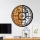 Relógio de parede diâmetro 56 cm 1xAA madeira/metal