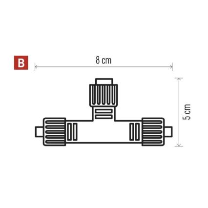Repartidor exterior para ligação de correntes IP44