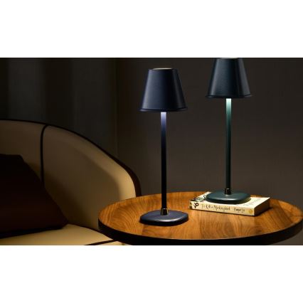 Candeeiro de mesa LED com regulação LED/3W/1800 mAh azul escuro