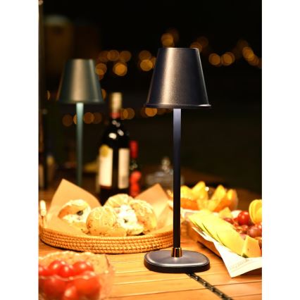 Candeeiro de mesa LED com regulação LED/3W/1800 mAh azul escuro