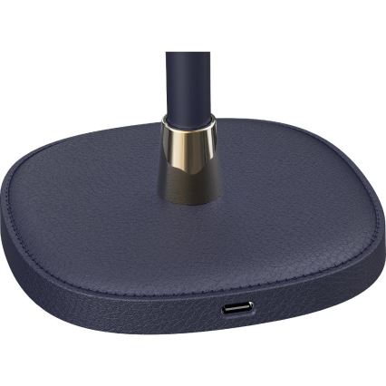 Candeeiro de mesa LED com regulação LED/3W/1800 mAh azul escuro