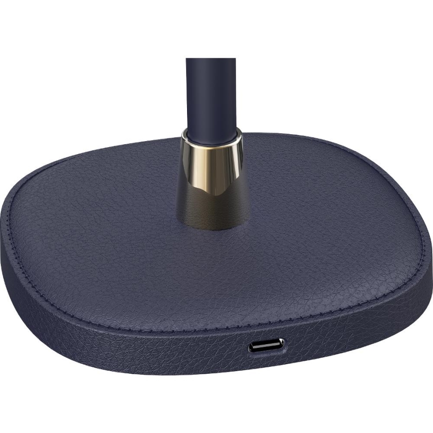 Candeeiro de mesa LED com regulação LED/3W/1800 mAh azul escuro