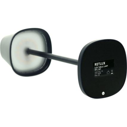 Candeeiro de mesa LED com regulação LED/3W/1800 mAh azul escuro
