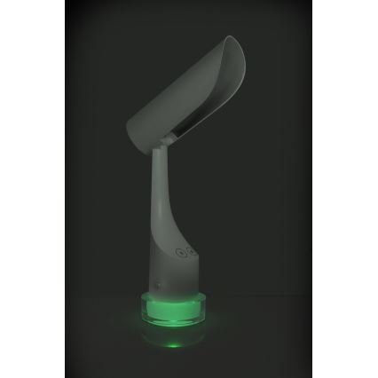 Candeeiro de mesa LED RGBW com regulação e recarregamento LED/5W/5V 2000 mAh 3000/6000K branco