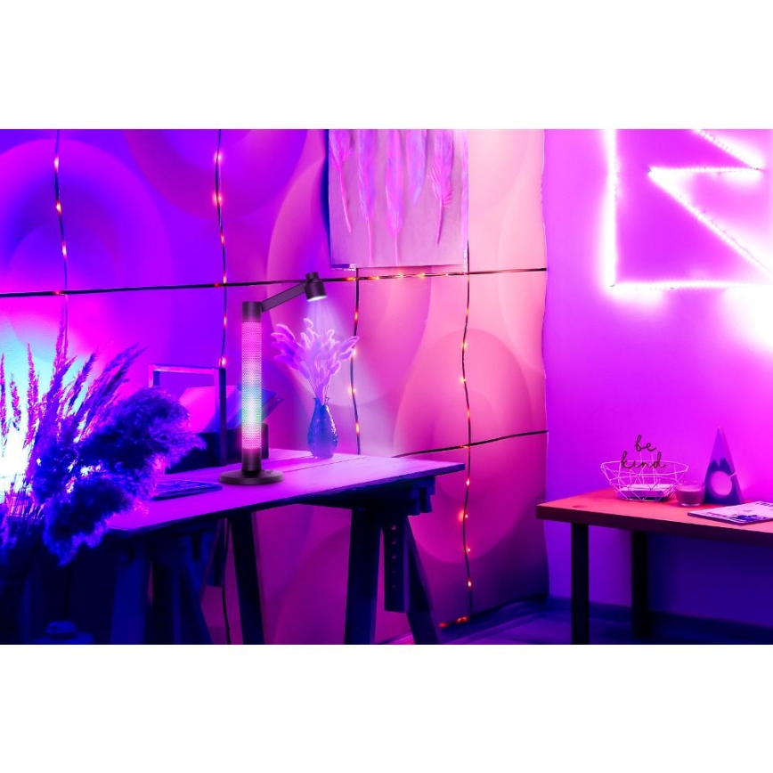 Candeeiro de mesa LED RGBW com regulação LED/10W/5V 2700-6000K Wi-Fi Tuya + comando